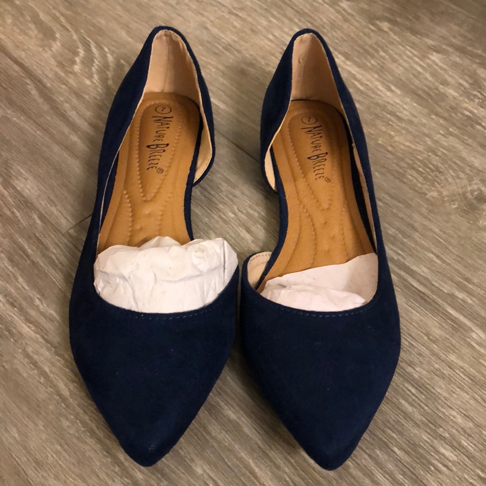 Nature Breeze Navy Flats